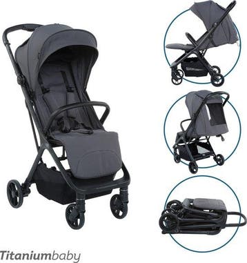 Titaniumbaby Buggy Pulse Graphite Grey (Baby & Accessoires), Verzenden