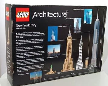Lego - Architecture - 21028 - LEGO Architecture - New York -, Nieuw