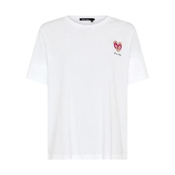 Marc Aurel • wit t-shirt flipflop • 36, Kleding | Dames, Marc Aurel, Verzenden, Wit, Nieuw