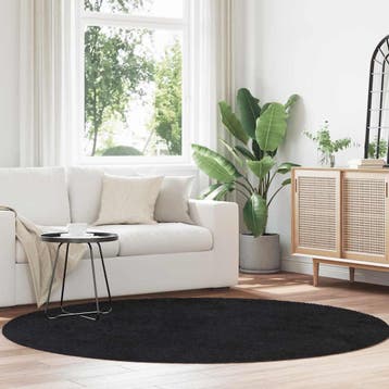 vidaXL Hoogpolig vloerkleed NAVARRA 200x200 cm polyester, Verzenden, Nieuw