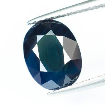 Zonder minimumprijs Saffier - 4.41 ct - Bellerophon Gemlab -