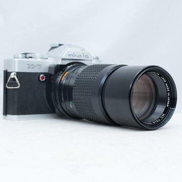 Minolta X-7 + MC Tele Rokkor 200mm F4.5 Appareil photo, Audio, Tv en Foto, Nieuw
