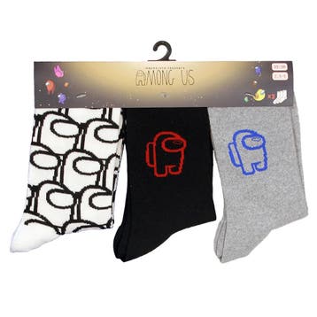 Among Us Outline 3 Pack Sokken, Kinderen en Baby's, Nieuw