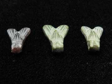 Oud-Egyptisch feldspaat Dubbelzijdig versierde