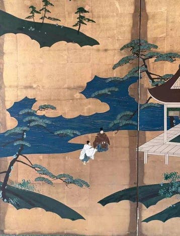 Paravent - Bois, Papier - Japon - Période Meiji (1868–1912)