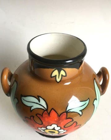 Bihl, Czechoslovakia, Sierkan, Model 2109 - Vase - Faïence, Antiek en Kunst, Antiek | Glaswerk en Kristal
