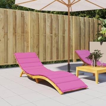 vidaXL Ligbedkussen oxford stof roze, Verzenden, Nieuw
