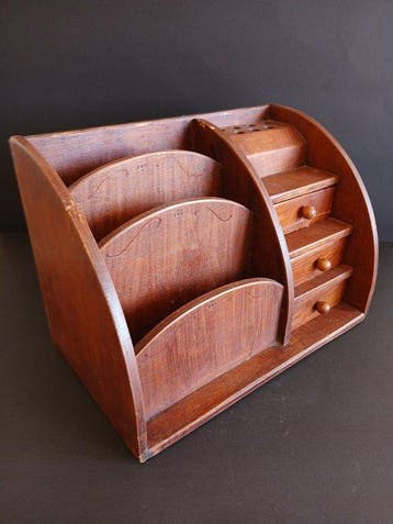 Archiefkast - Hout - Geen reserveprijs!