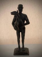 Daprès Pablo Picasso - Sculpture, L’homme au mouton - 21 cm