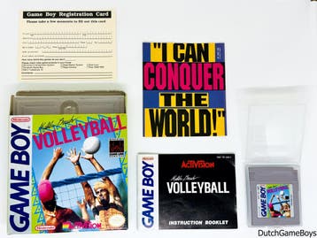 Gameboy Classic - Malibu Beach Volleyball + Reg. Card - USA, Verzenden, Gebruikt