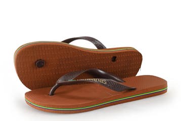 Havaianas Slippers in maat 40 Bruin, Vêtements | Femmes, Verzenden, Slippers