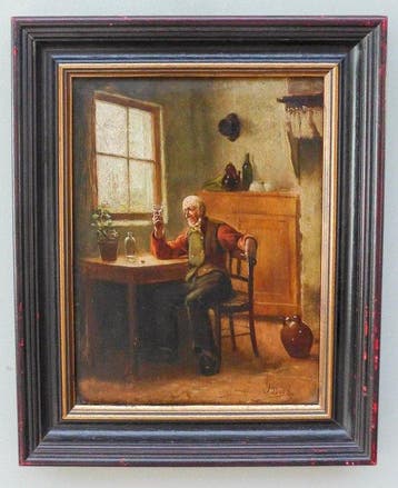 Jacques (Jaak) Doré (1861–1929) - Old Man by the Window