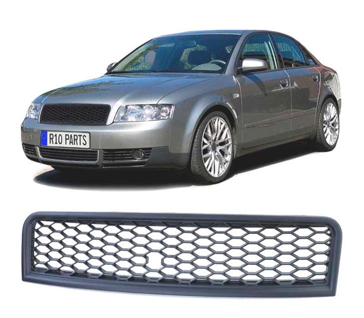 CALANDRE AUDI A4 B6 00-04 LOOK RS NOIR MATE, Autos : Pièces & Accessoires, Carrosserie & Tôlerie, Envoi