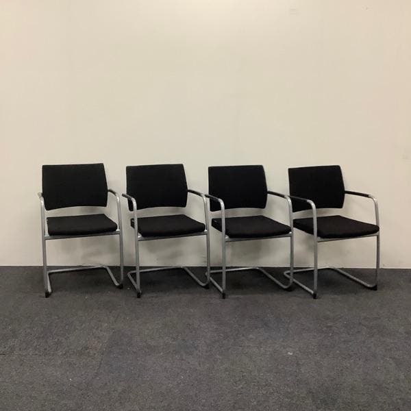 complete set van 4 stuks Ahrend vergaderstoelen,, Maison & Meubles, Chaises