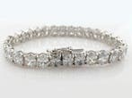 Armband - 14 karaat Witgoud - 30.59ct. tw. Diamant