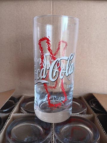 Originales Coca-Cola Always 12 x Longdrinkgläser Set aus