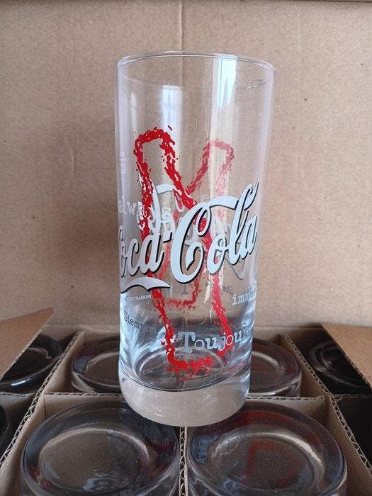 Originales Coca-Cola Always 12 x Longdrinkgläser Set aus, Antiek en Kunst, Antiek | Meubels | Tafels