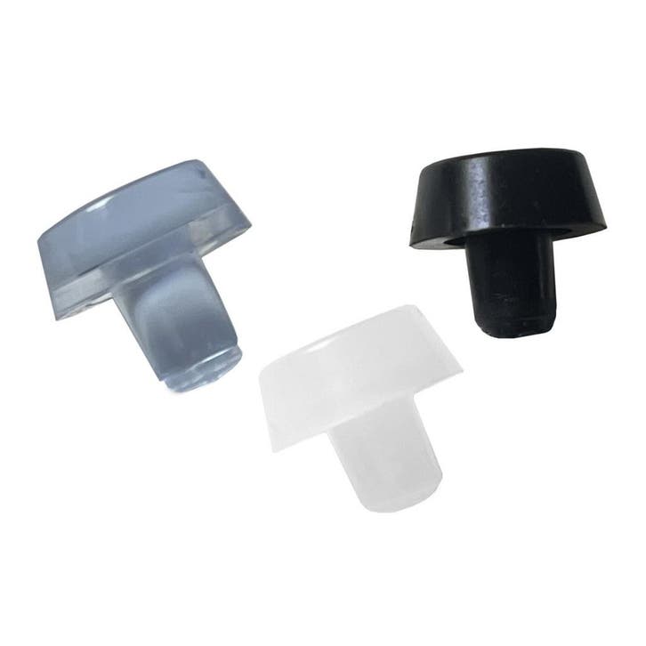 Set van 50 PVC-pluggen, buffers, bumpers (rond, 6,3 mm, zwa, Bricolage & Construction, Outillage | Autres Machines, Envoi