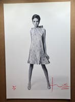 Bert Stern (1929–2013) - Bert Stern signed Famous Twiggy