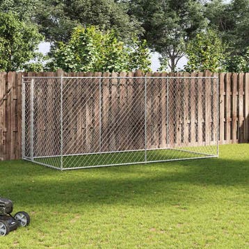 vidaXL Hondenkennel voor buiten 382x192x185 cm, Verzenden, Nieuw