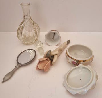 Collectie van memorabilia - Vintage Europees Boudoir &
