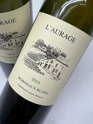 2024 Mitjavile LAurage Blanc - Bordeaux - 2 Bouteilles, Collections, Vins