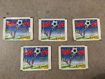 Panini World Cup USA 94 - 5 Booster pack - Excellent (EX)