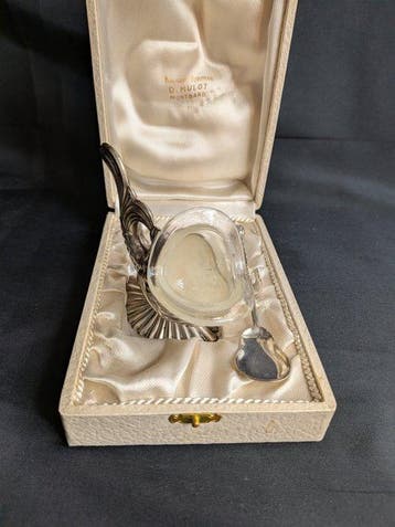 D. Mulot Montbard - Zoutvat - Zilver, Glas
