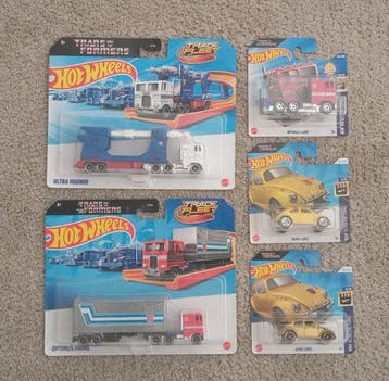Hot Wheels 1:64 - Model sportwagen (5) - Transformers, Nieuw