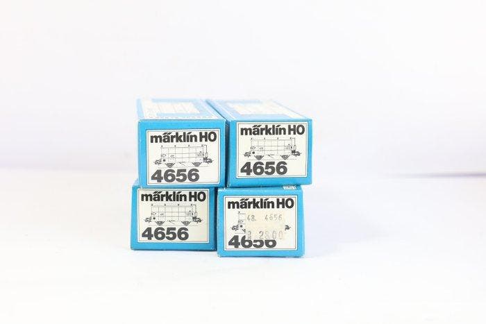 Märklin H0 - 4656 - Modeltrein goederenwagon (4) - 4, Hobby en Vrije tijd, Modeltreinen | H0