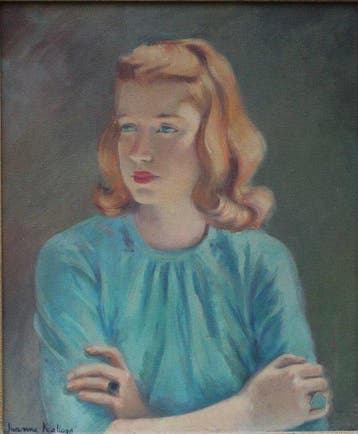 Jeane Kellogg (1910-1995) - Portrait of a young girl