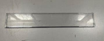 Tego schapverdeler plexiglas, separatieshot, transparant,