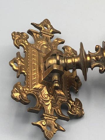 Kaars wandlamp - Messing, Brons - Napoléon III-wandlampen