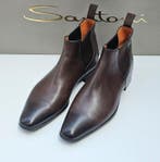 Santoni - Bottes Chelsea - Taille : EU 42.5, EU 43