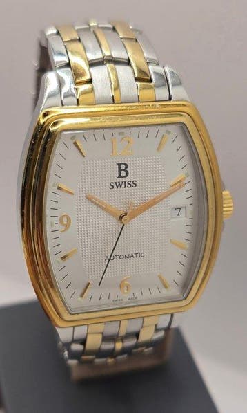 B Swiss - by Bucherer Prestige Tonneau Automatic - Zonder, Nieuw