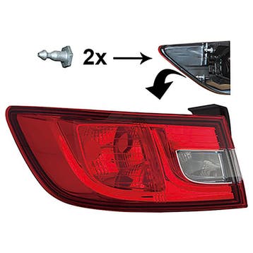 Renault Clio IV 2016-2020 Achterlicht Links Buiten, Verzenden, Nieuw