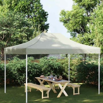 vidaXL Partytentdak 270 g/m² 4x3 m crème, Verzenden, Nieuw
