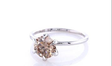 Ring Witgoud - 1.50ct. tw. Diamant (Natuurlijk gekleurd), Nieuw