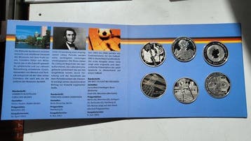 Duitsland. 10 Euro 2003 (6 coins) Proof