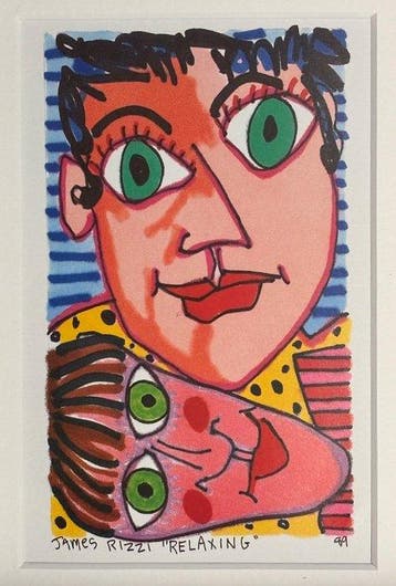 James Rizzi (1950-2011) - Relaxing