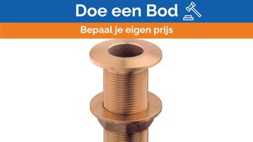 Bieden: Guidi bronze 2 1/2 inch tru-hull sea drain - 1260#2, Ophalen of Verzenden