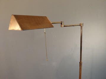 Holtkötter - Staande lamp - Messing - In hoogte verstelbaar