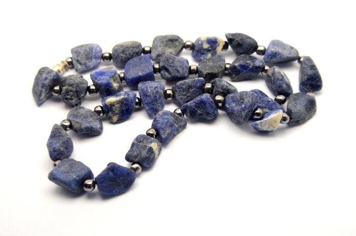 Blauwe sodaliet - ruwe stenen - 69,8 g - Halsketting, Verzamelen, Mineralen en Fossielen