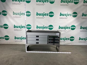 Aluca aluminium bedrijfswageninrichting gebruikt (nr 2425), Verzenden