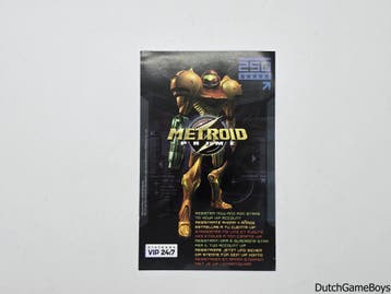 Nintendo Gamecube - Metroid Prime - Vip Points Card, Verzenden
