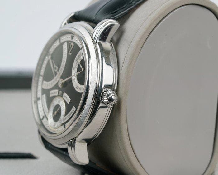 Maurice Lacroix - Masterpiece - Retrograde - Calendar -, Handtassen en Accessoires, Horloges | Heren