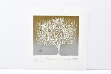 Kunio Kaneko (geb. 1949) – Witte Boom – Originele Japanse, Antiek en Kunst