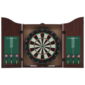 vidaXL Dartbord professioneel met kast en 6 darts sisal, Sport en Fitness, Verzenden, Nieuw