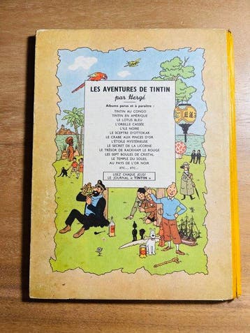 Tintin T15 - Au Pays de lor Noir (B4) - 1 Album - Eerste, Boeken, Nieuw