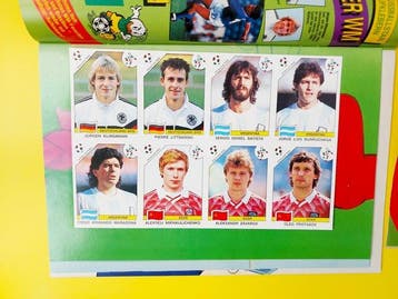 1990 Panini World Cup, Italia - 3 Sticker Sheets - Beilage